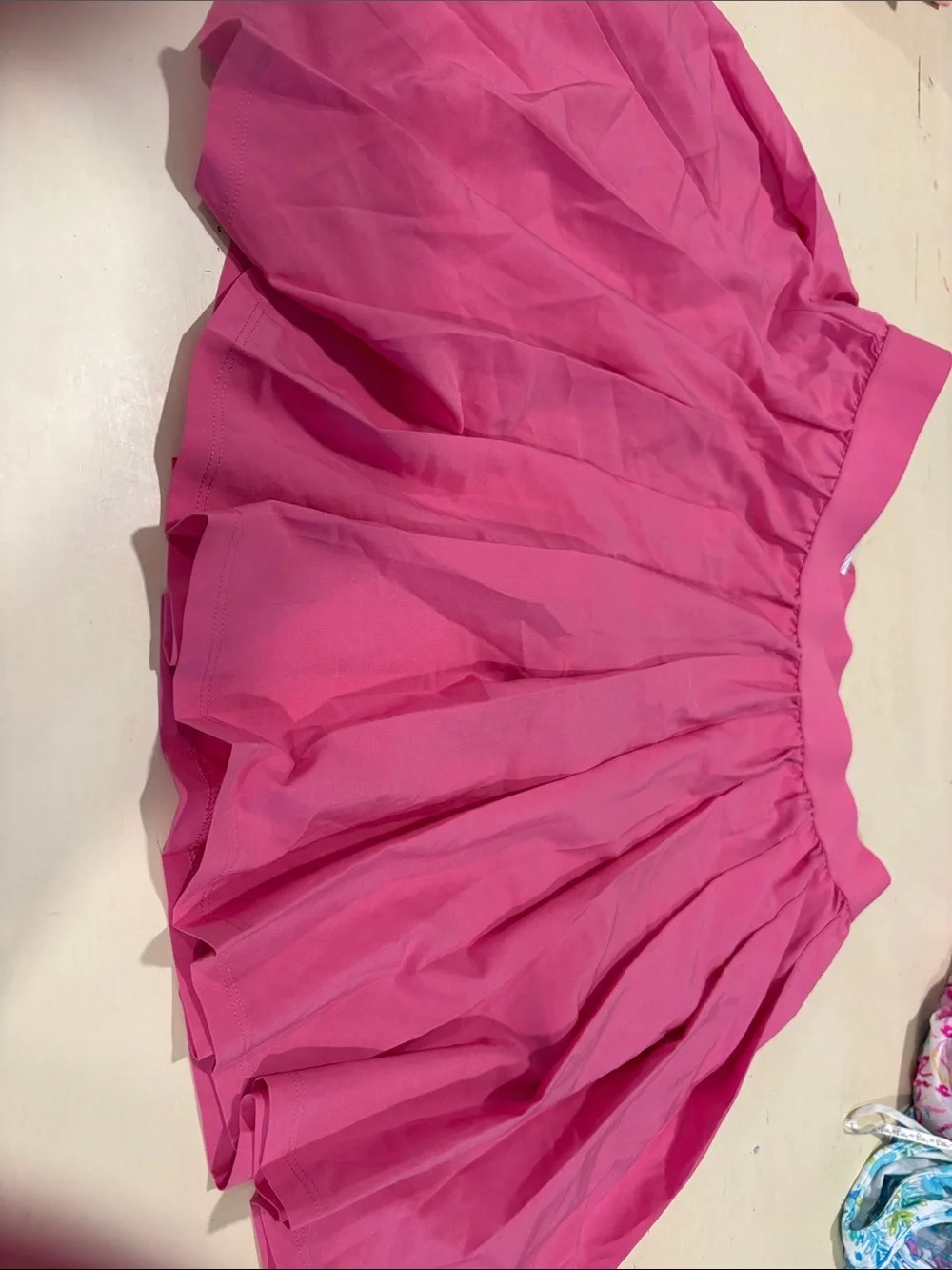 ALO Pink Pleated Women's Skirt L